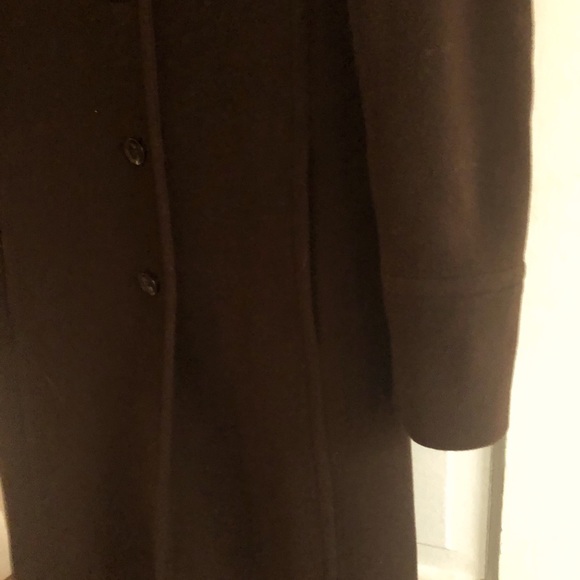 LOUIS VUITTON Long Wool & Cashmere Coat size 6 - Picture 5 of 9